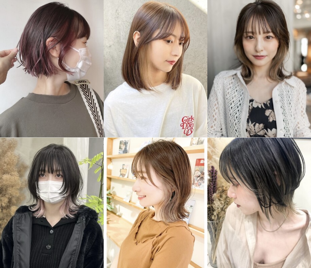推し活イヤリング、インナーカラーの画像